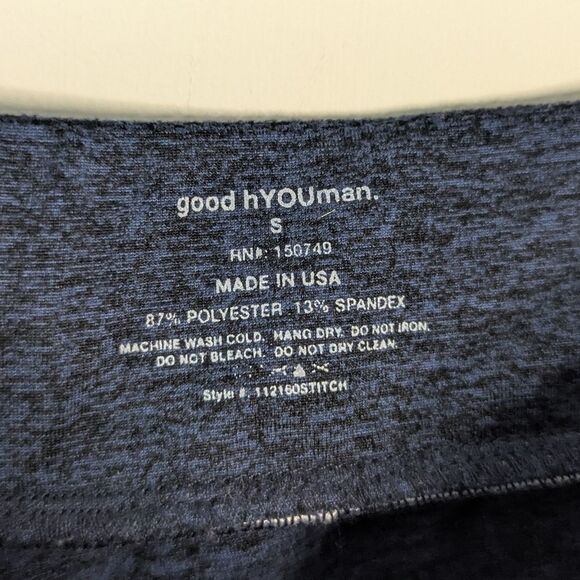 good hYOUman Teighlor Slim Fit Heathered Blue Joggers Sweatpants Women's Small - Picture 6 of 6